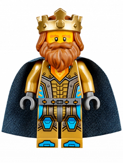LEGO Minifigure-King Halbert-Nexo Knights-NEX014-Creative Brick Builders